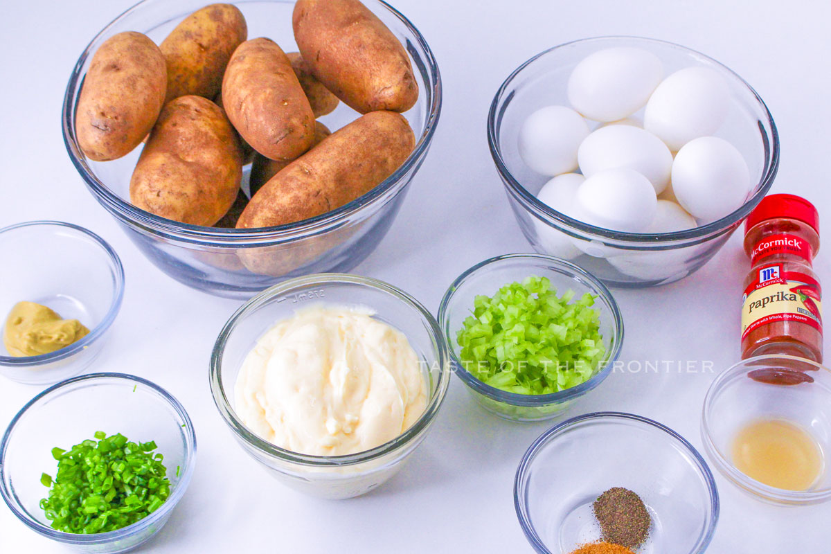 Deviled Egg Potato Salad Ingredients
