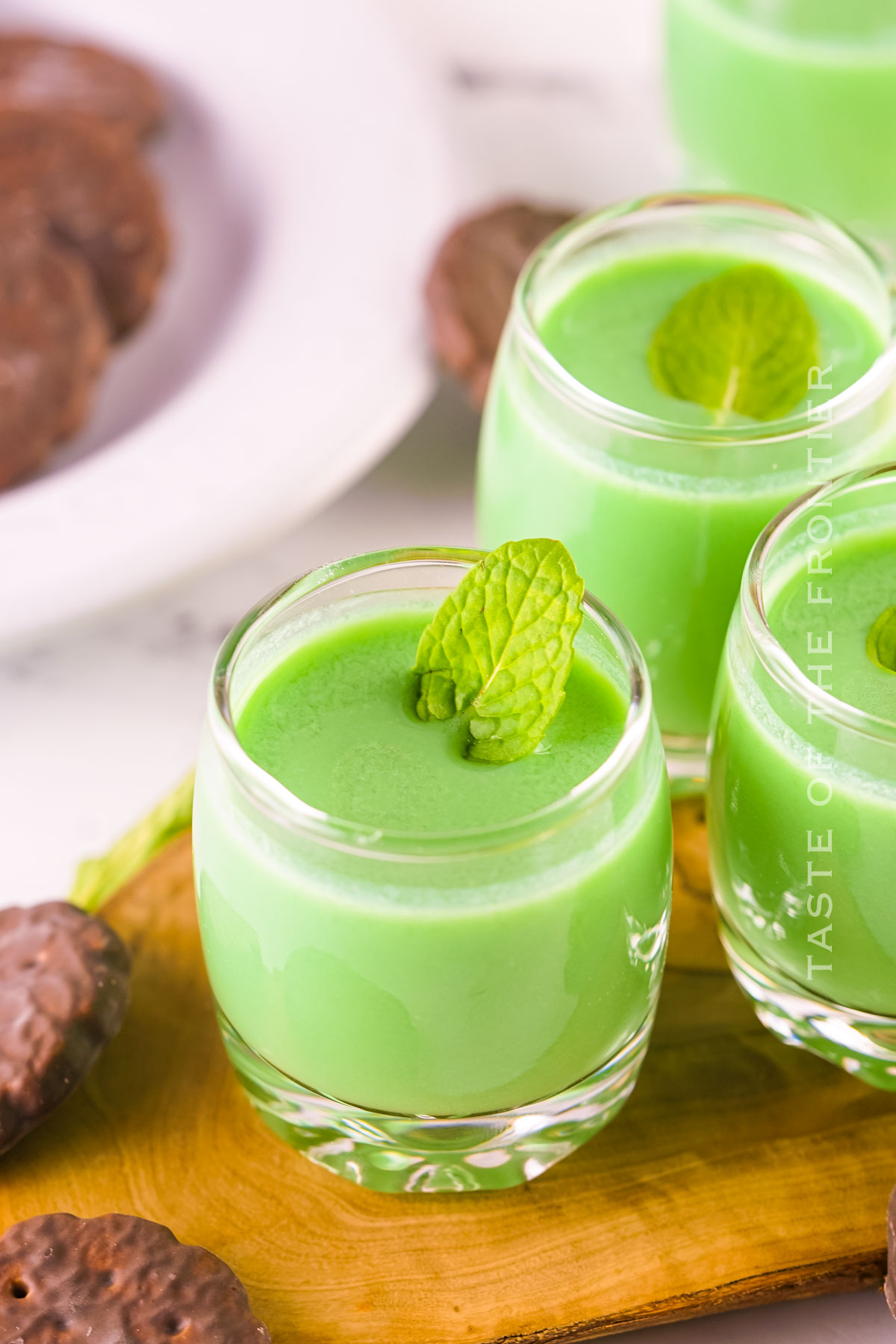 mint cookie shots