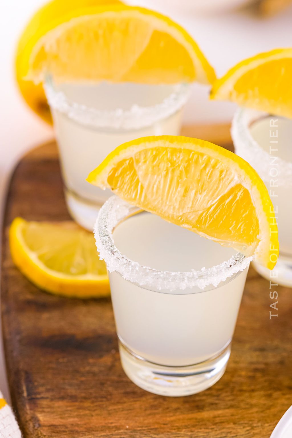Lemon Drop Shots Taste of the Frontier