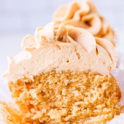 Peanut Butter Cupcakes with Peanut Butter Frosting