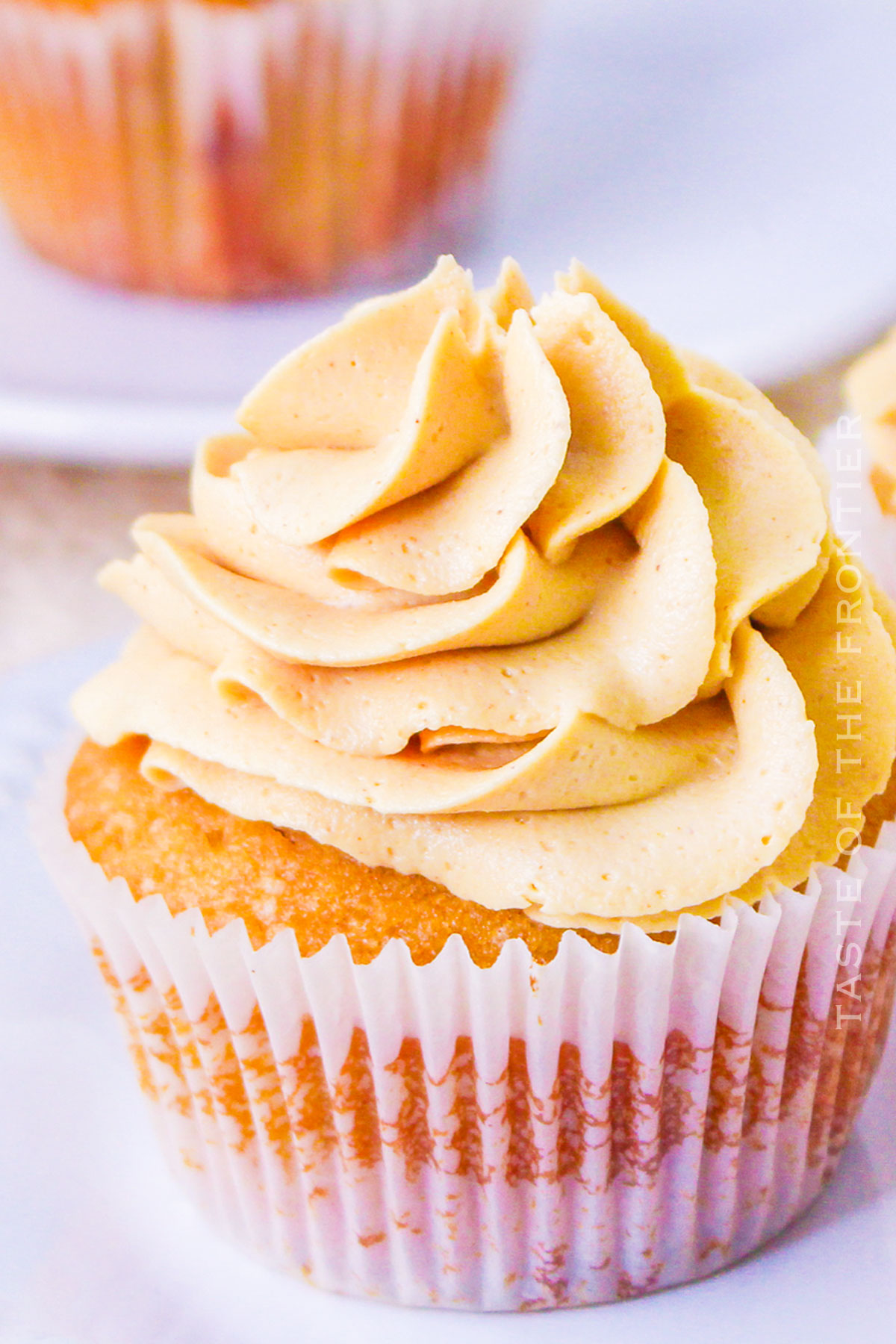 Peanut Butter Cupcakes from scratch