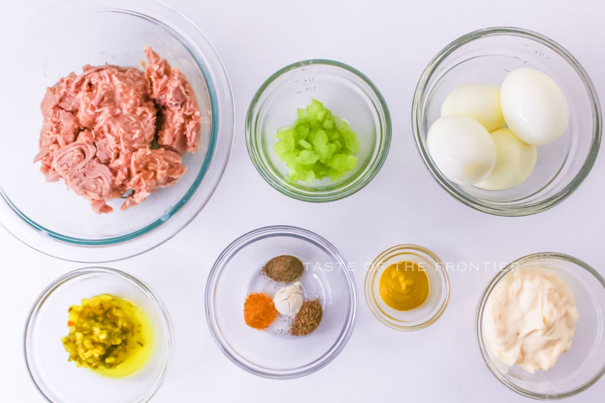 Tuna Salad with Egg ingredients