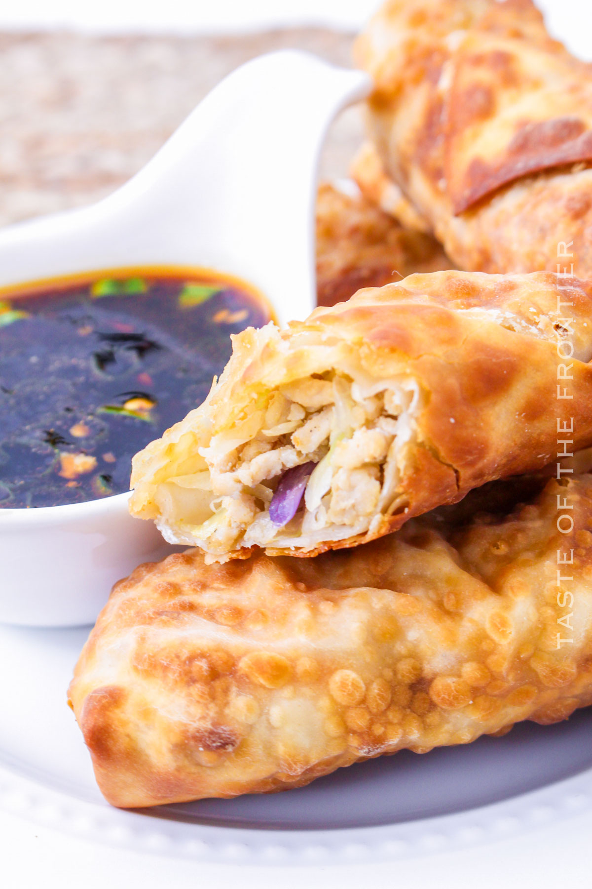 recipe for Air Fried Crispy Chicken Eggrolls