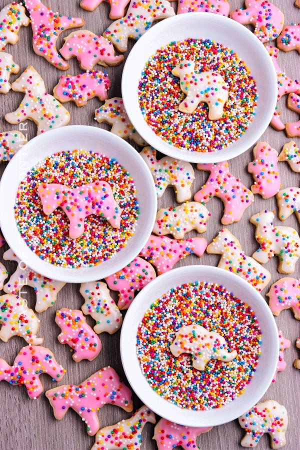 Copycat Frosted Animal Cookies