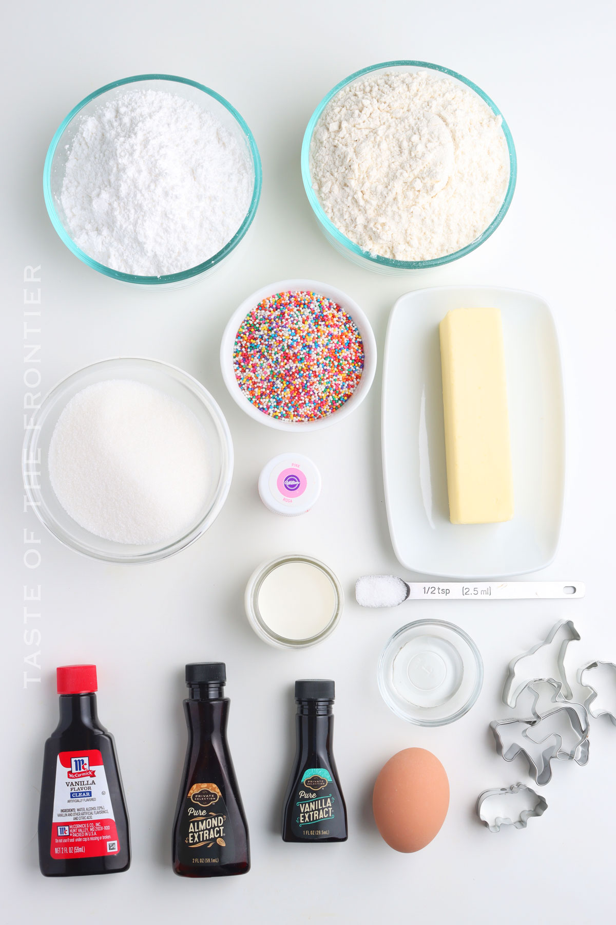 Copycat Frosted Animal Cookie Ingredients