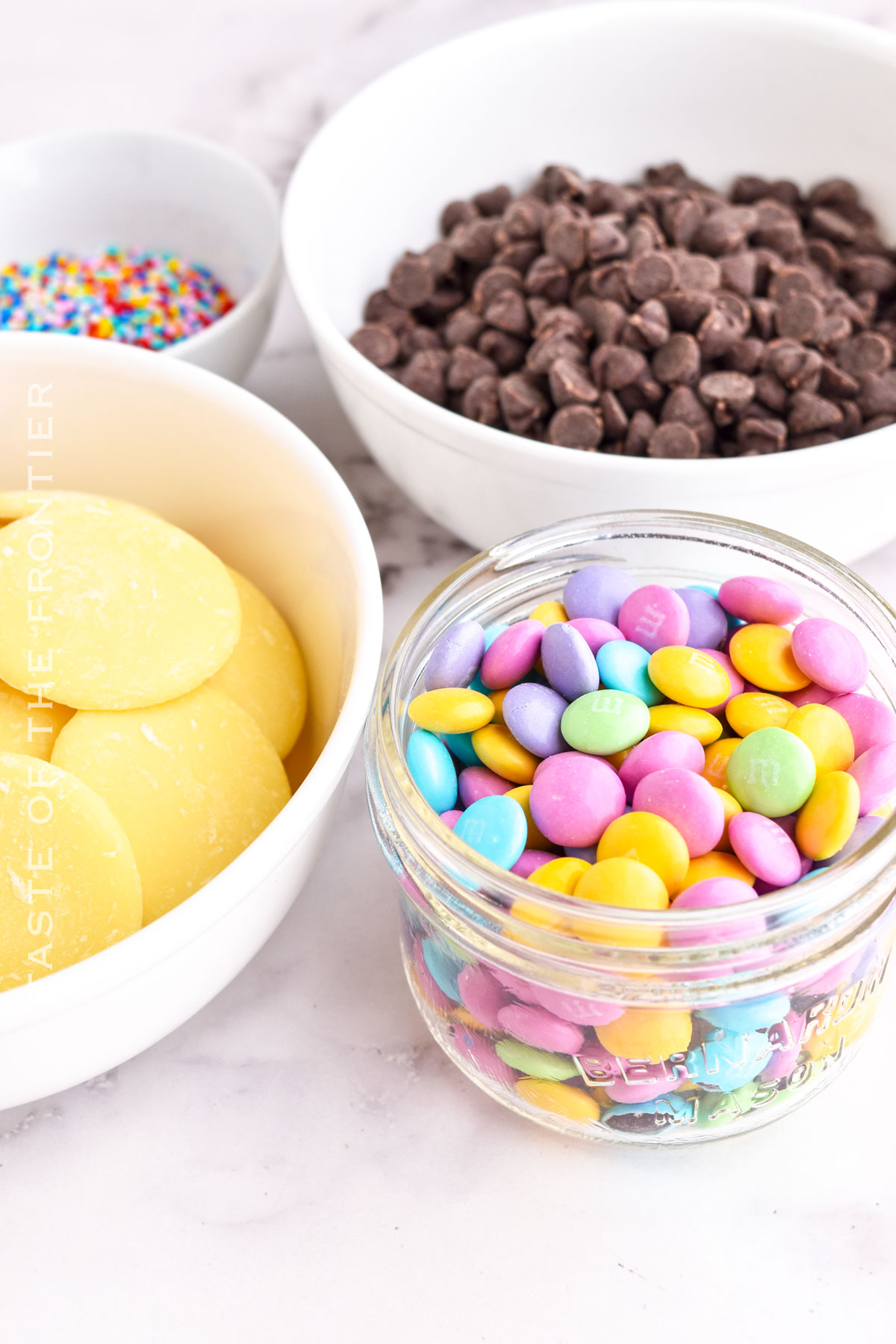 ingredients for Easter Bark