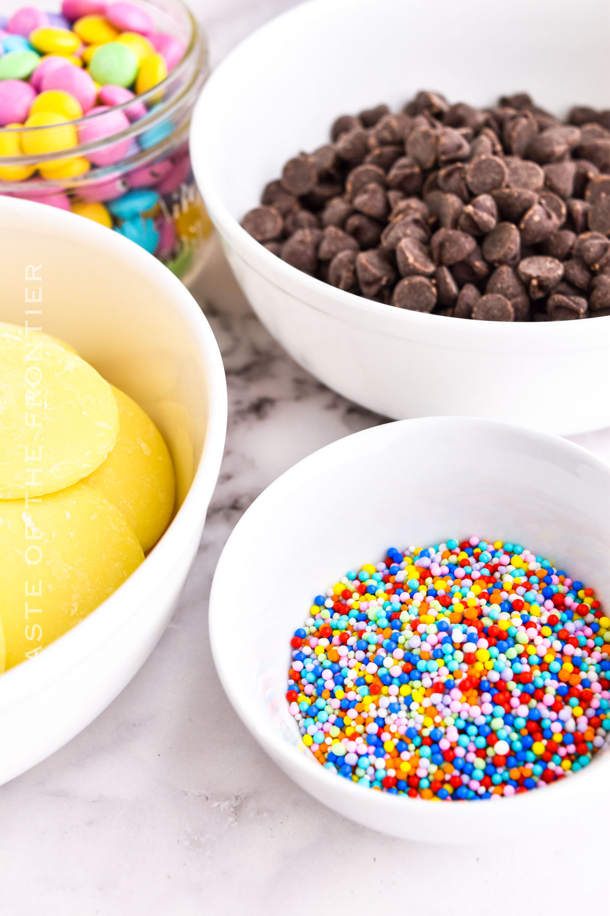 colorful desserts with sprinkles