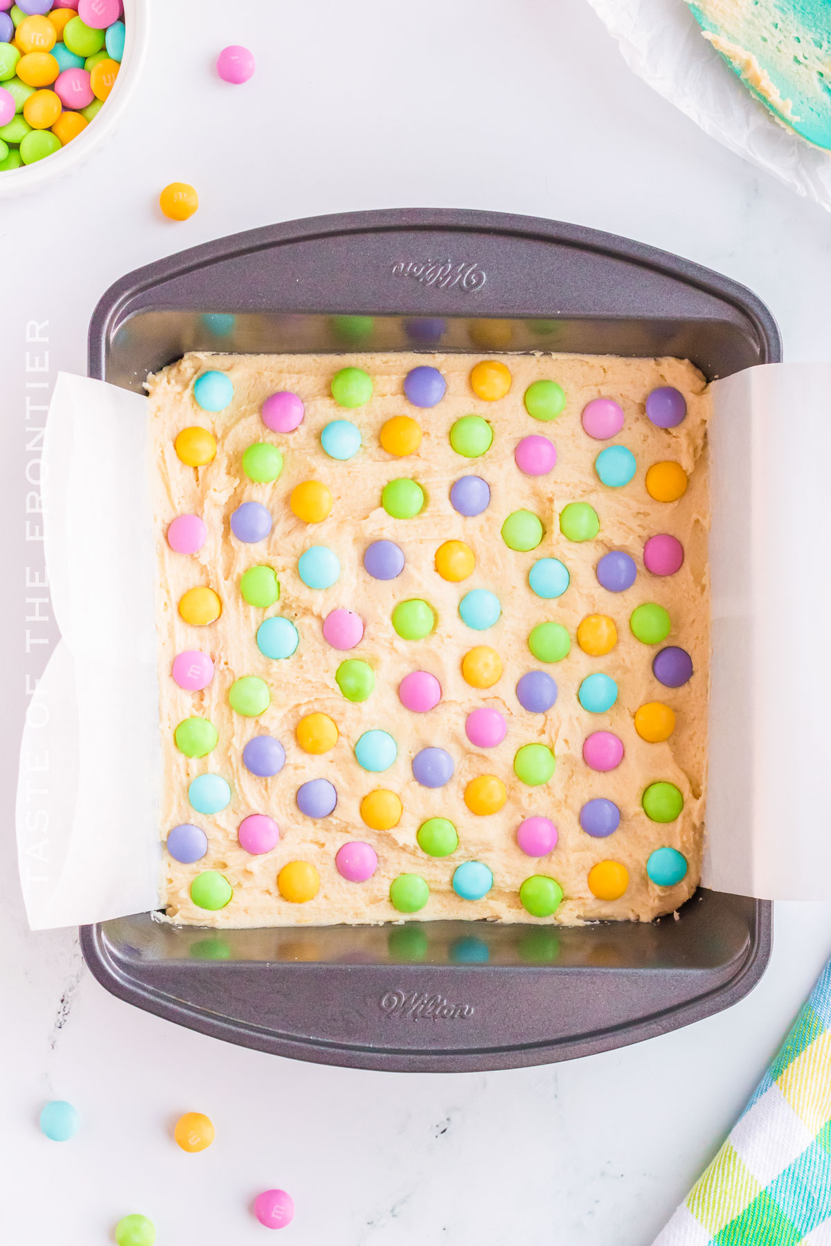 how to make Easter Cookie Bars