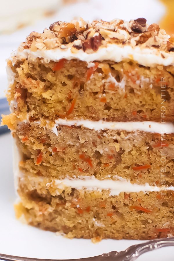 Carrot Cake Recipe with Cream Cheese Frosting
