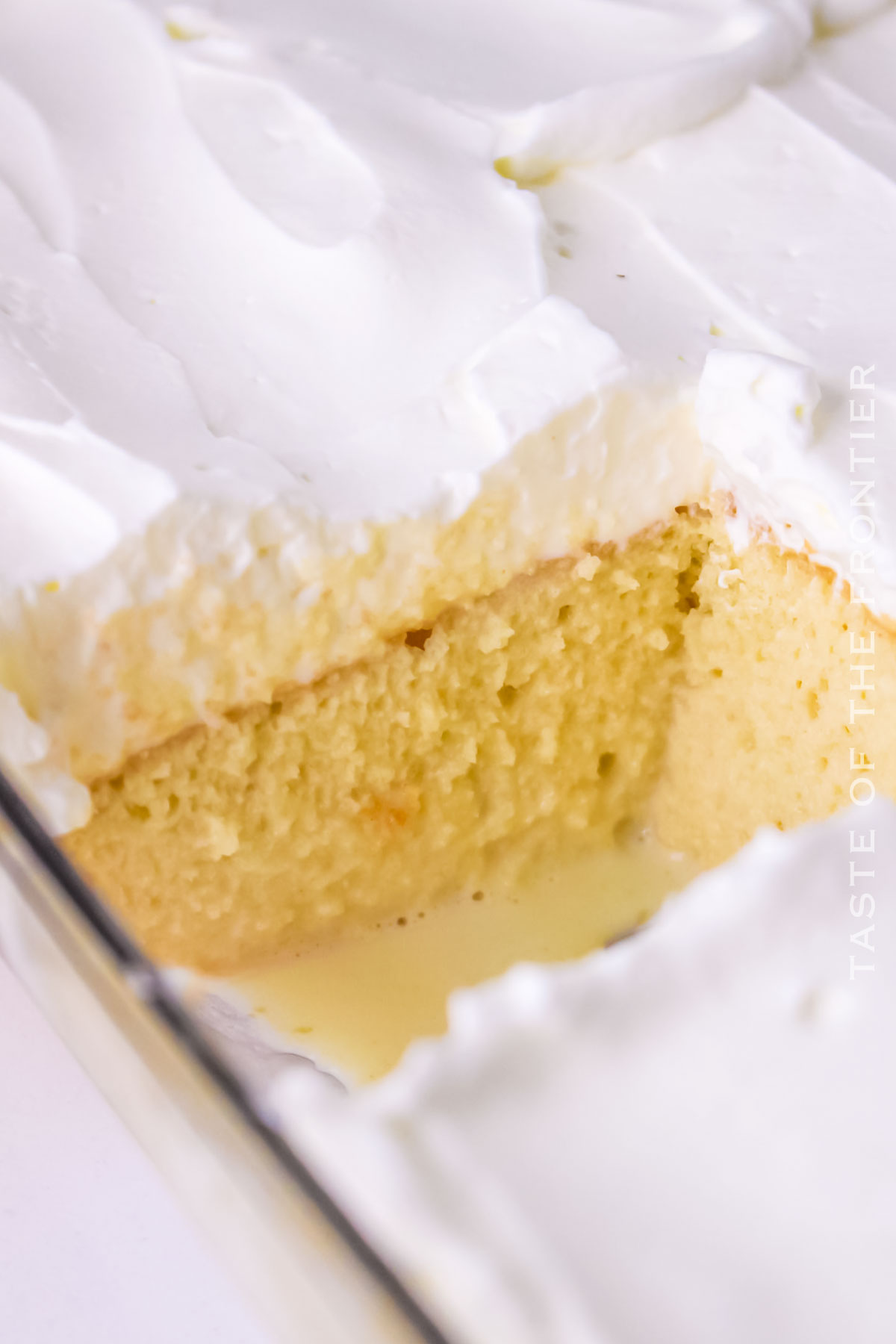 inside Tres Leches Cake