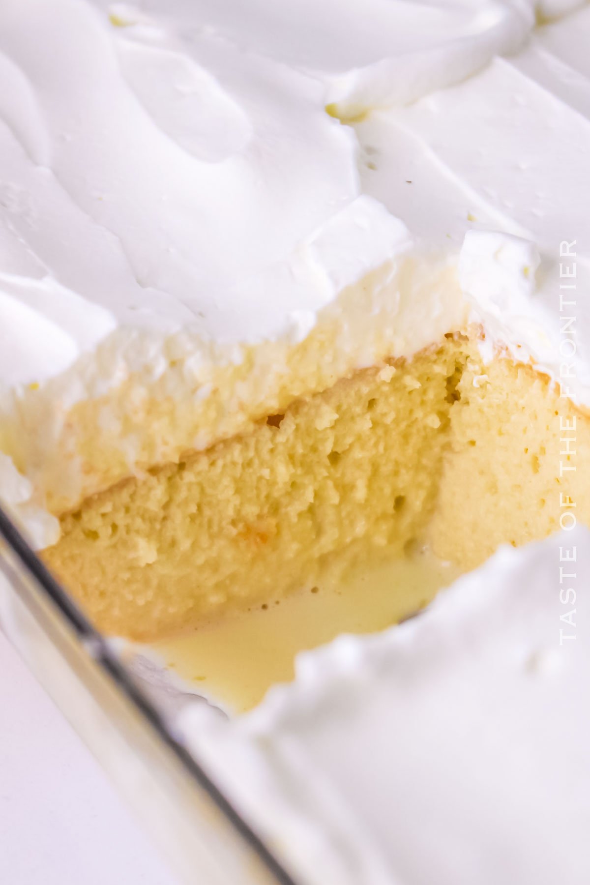 inside Tres Leches Cake