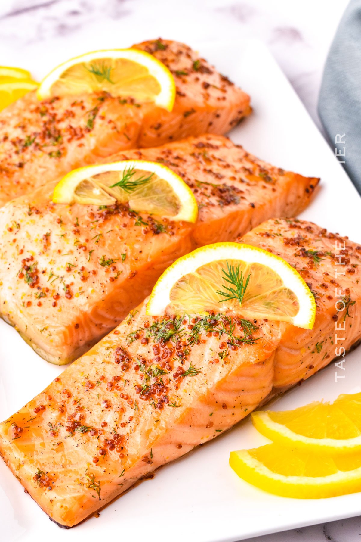 healthy salmon dinner