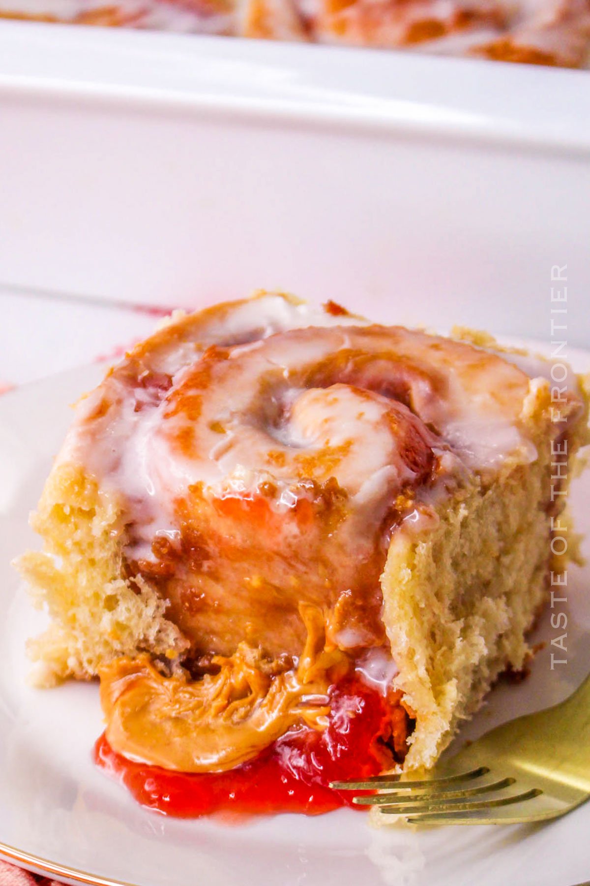 Peanut Butter Cinnamon Rolls with Jelly