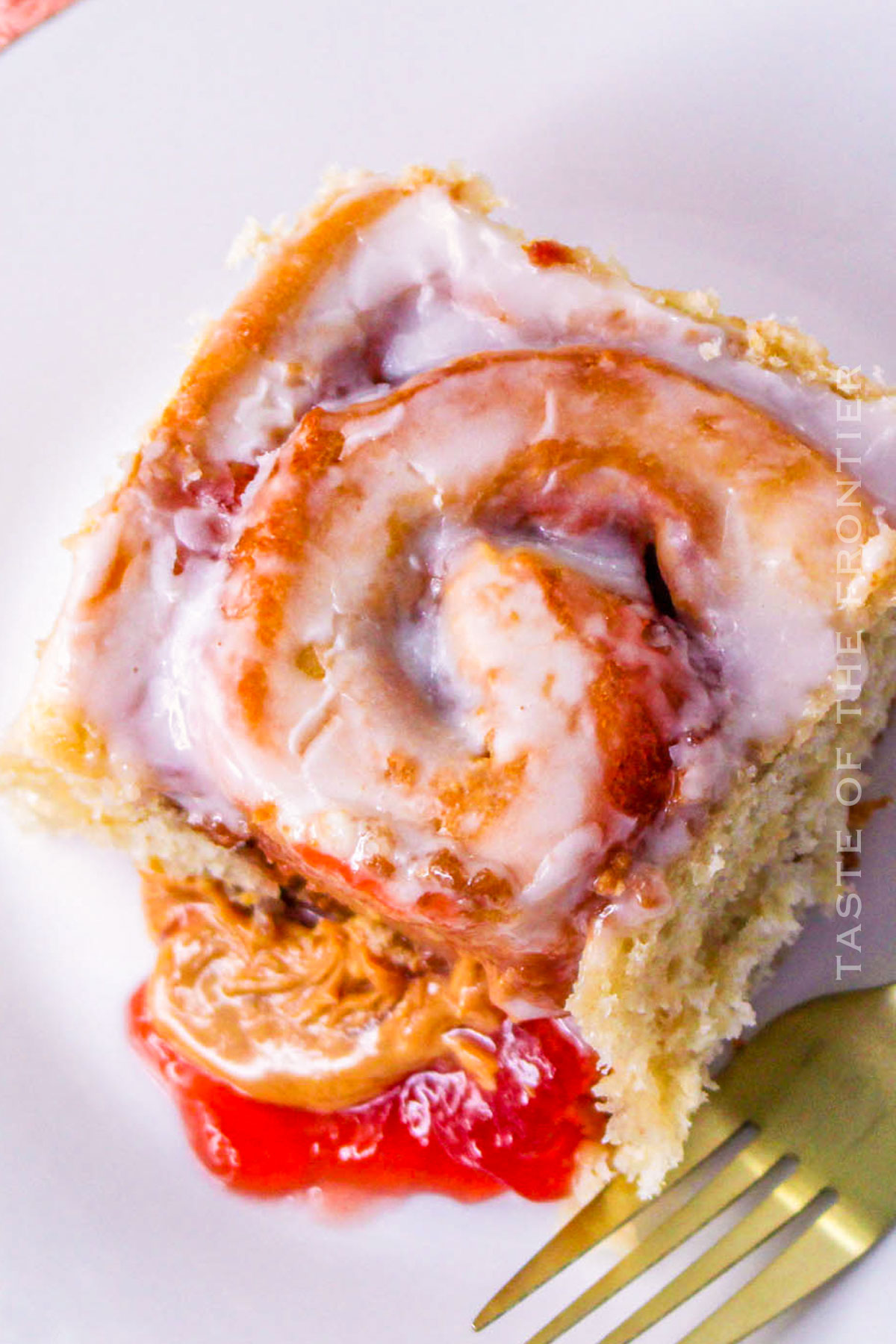 PB&J cinnamon rolls