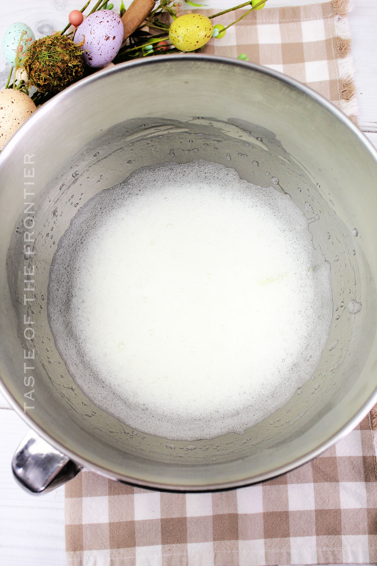 whipping egg whites