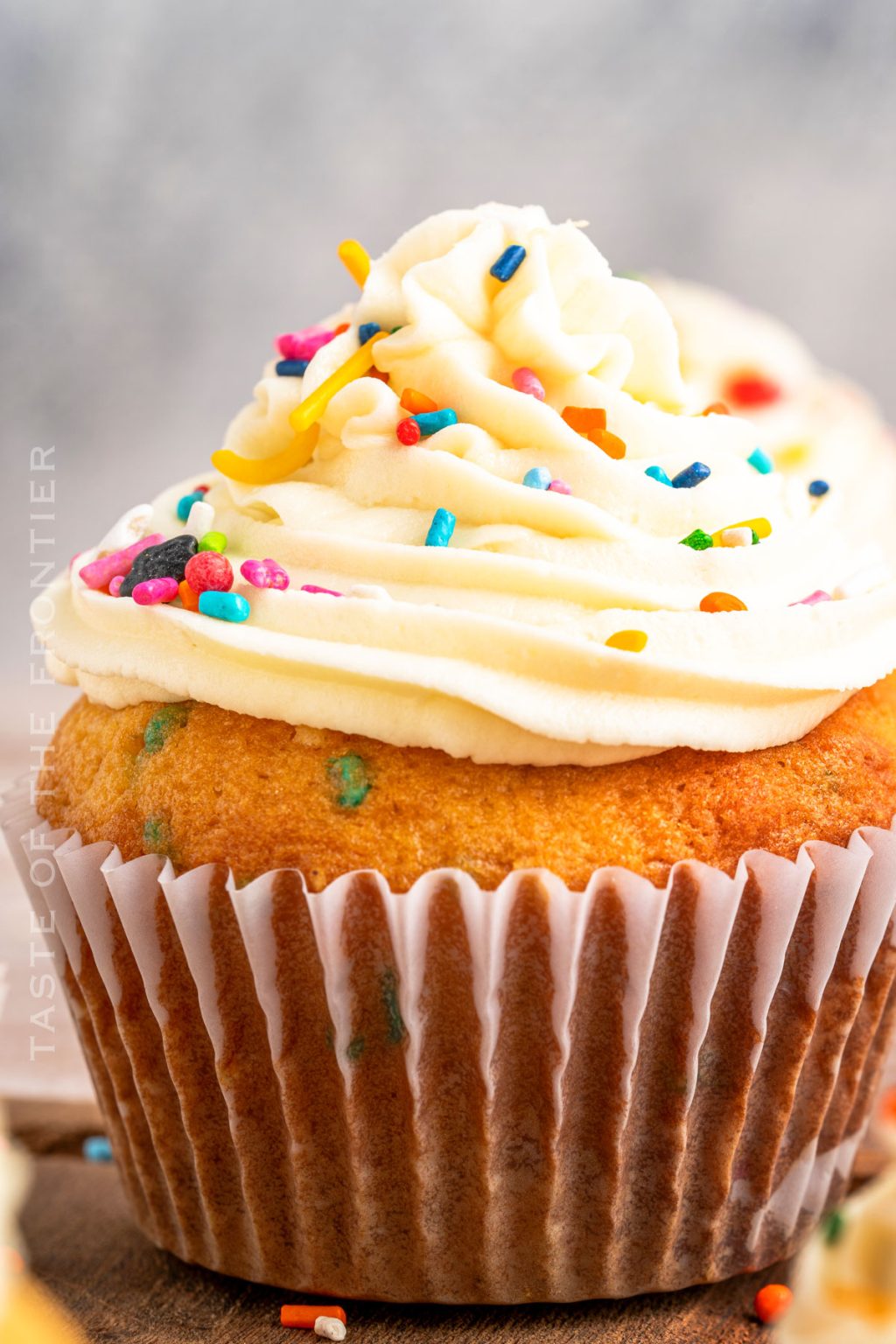 Colorful Confetti Sprinkle Cupcakes Taste of the Frontier