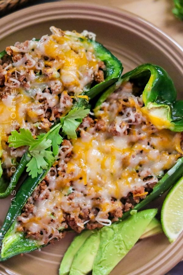 Stuffed Poblano Peppers