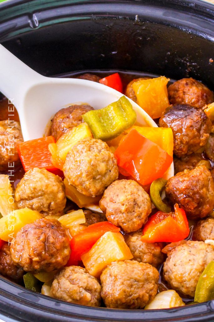 recipe for Slow Cooker Sweet and Sour Meatballs