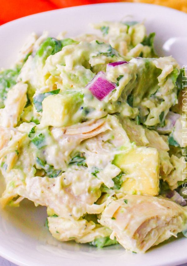 avocado salad with chicken