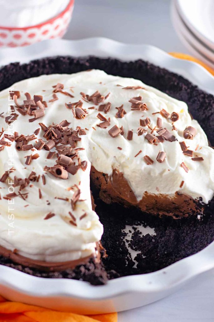 Chocolate Cream Pie Taste of the Frontier