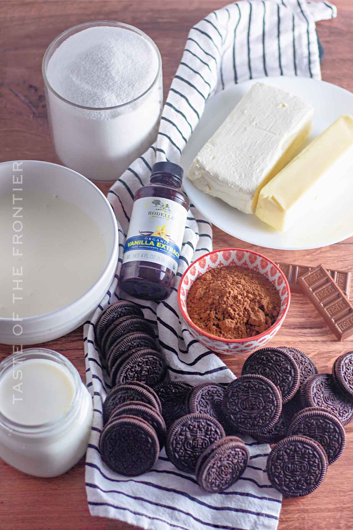 Chocolate Cream Pie ingredients