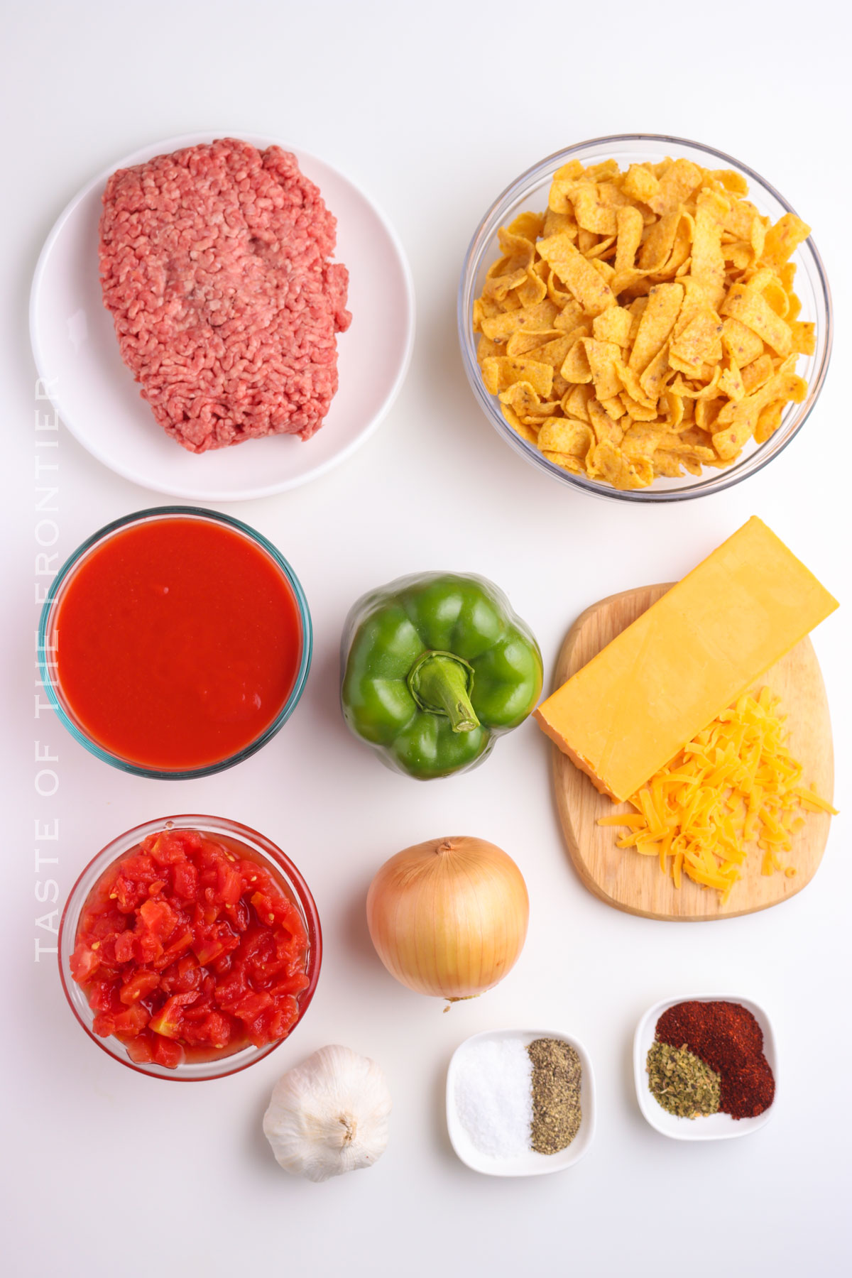 Frito Chili Pie ingredients