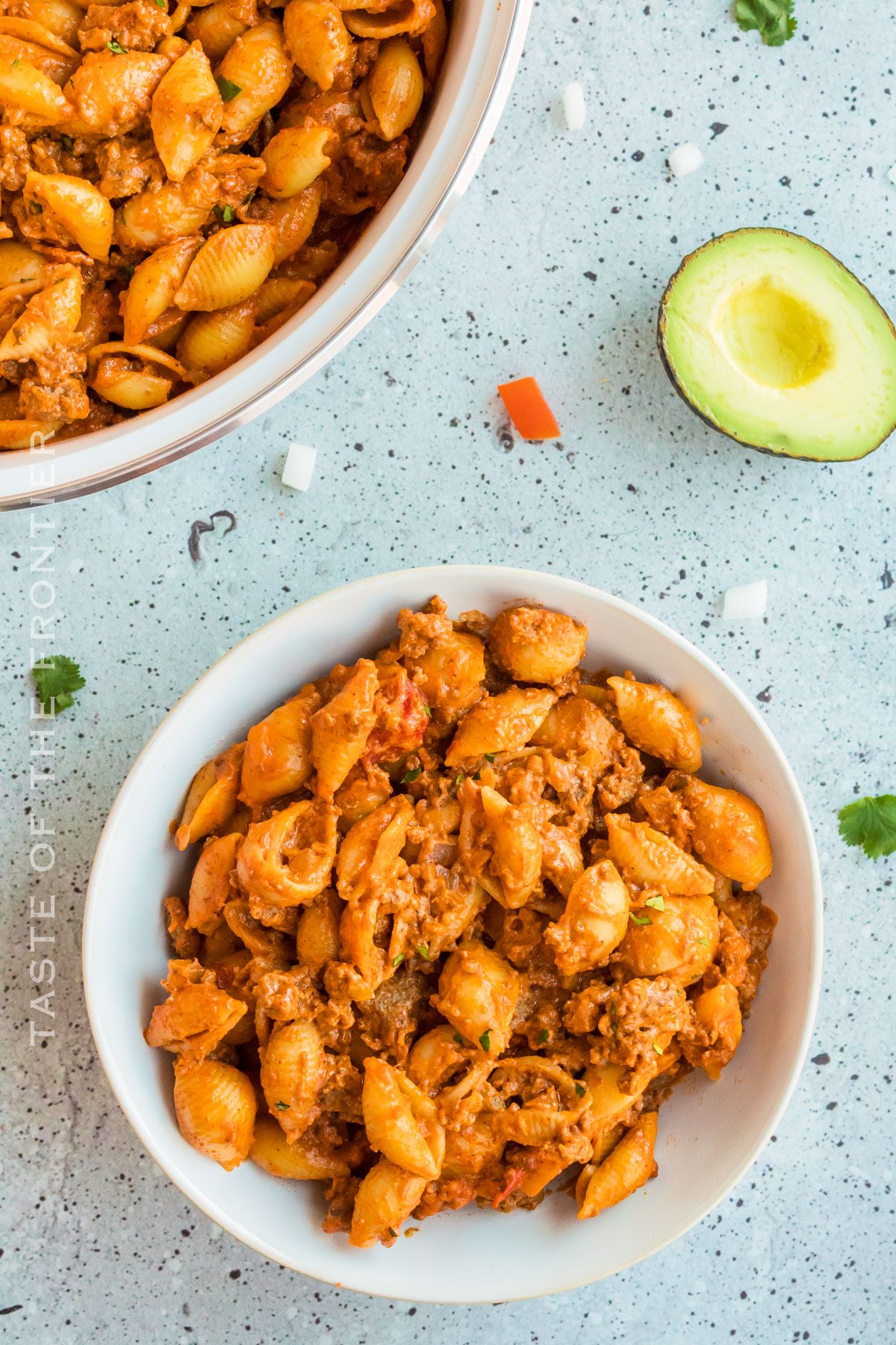 pasta dinner with taco seasoning