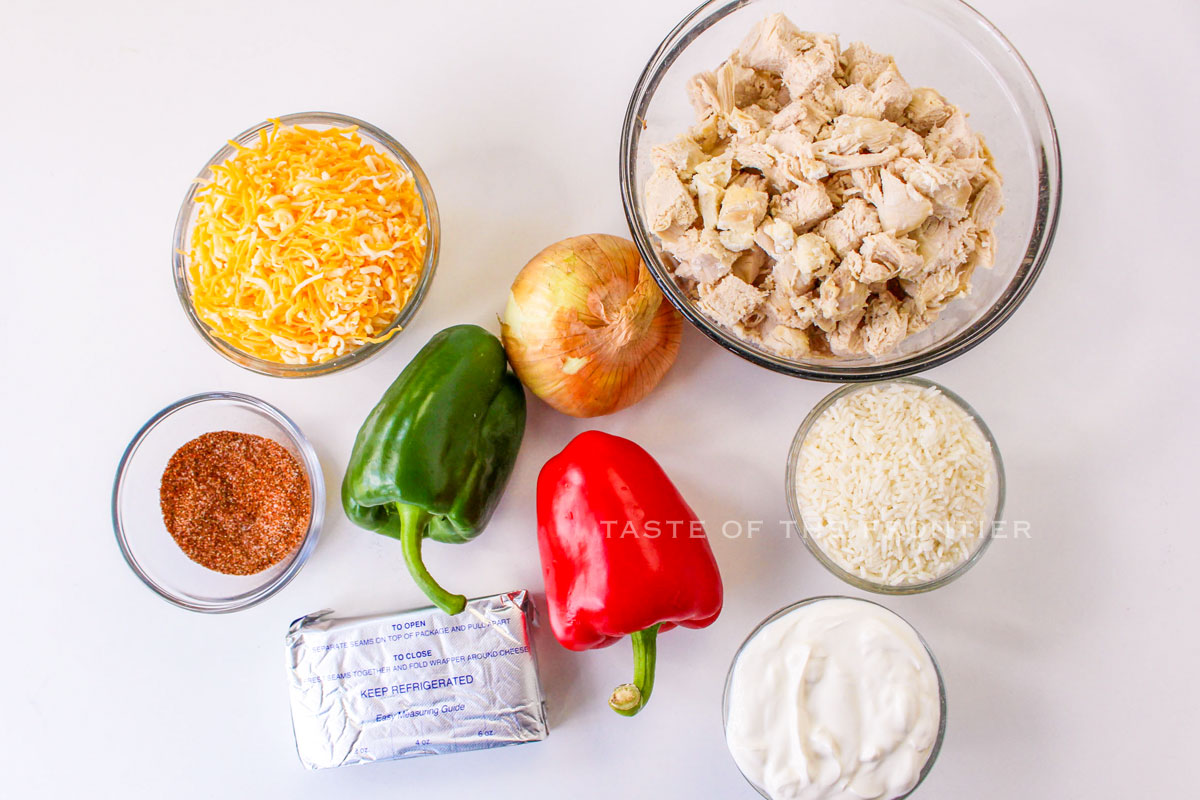 Chicken Fajita Casserole Ingredients