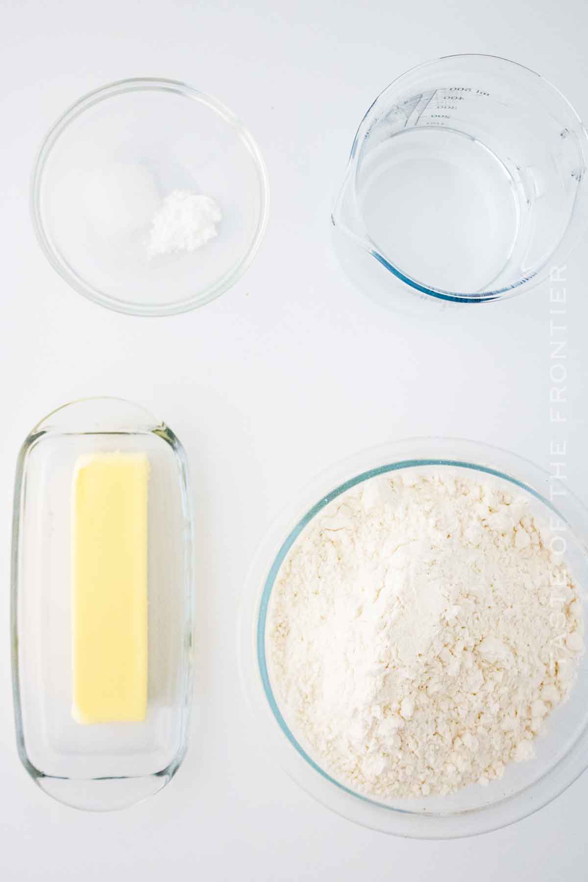 ingredients to make Flour Tortillas