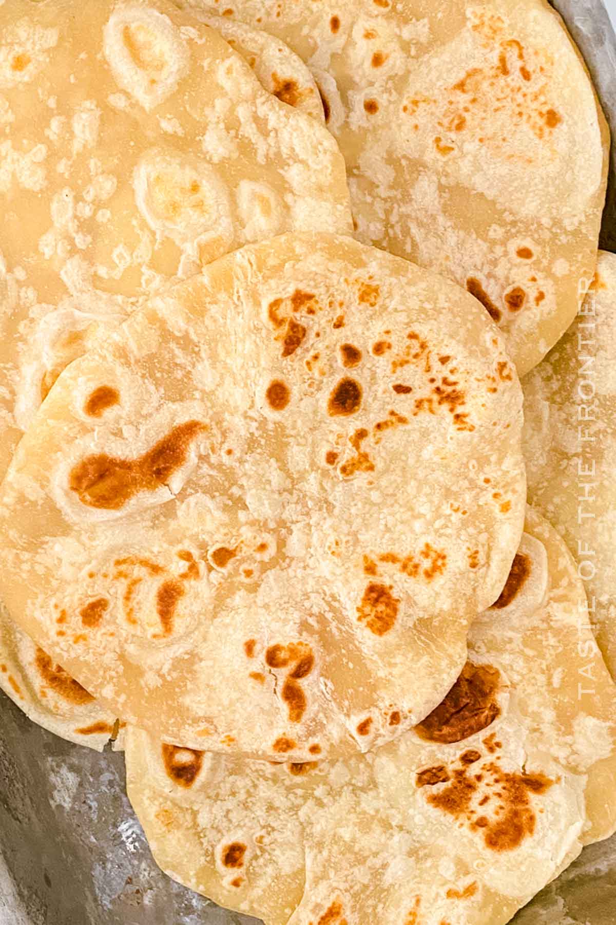 Recipe for Homemade Flour Tortillas