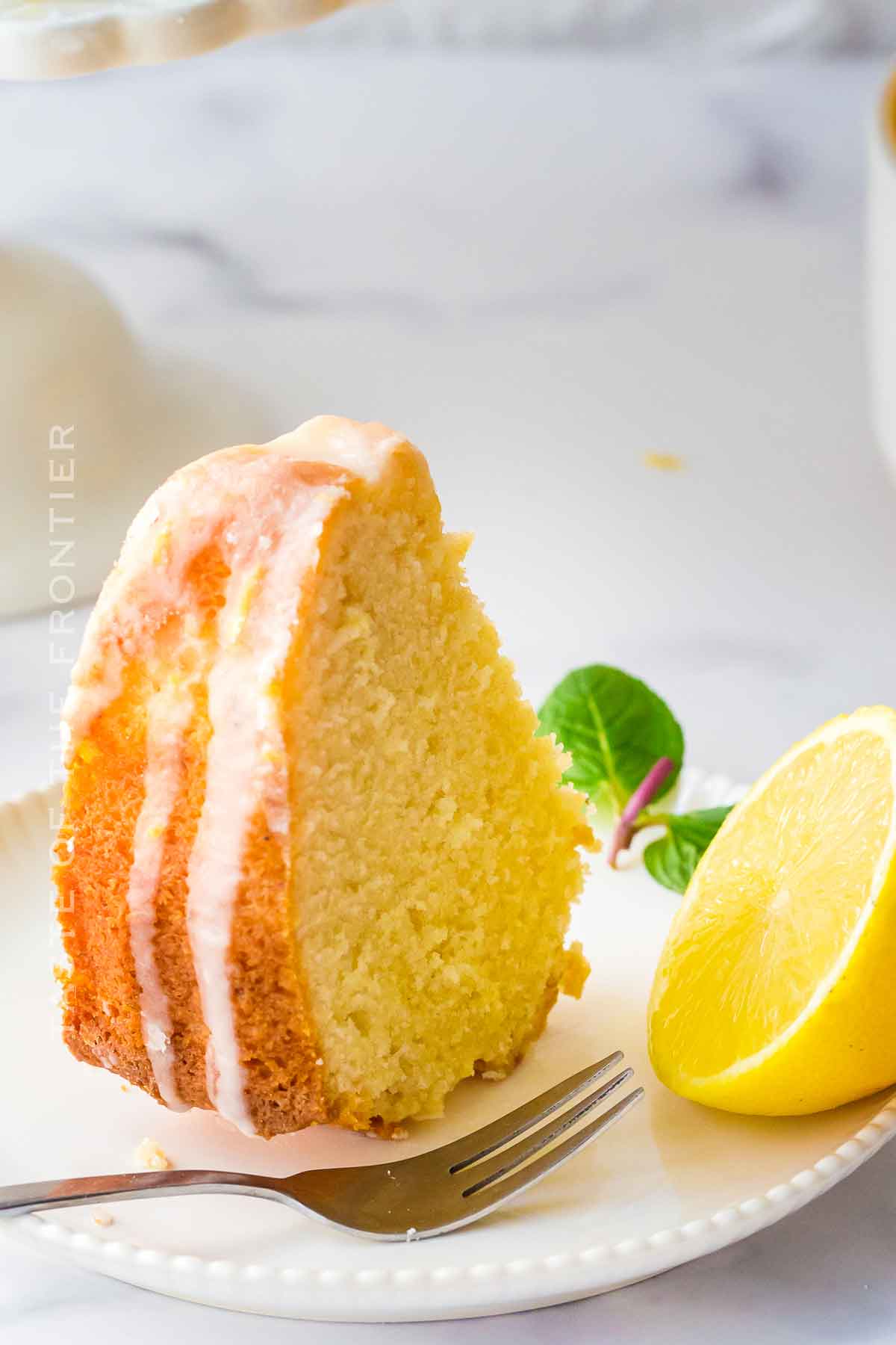 homemade lemon bundt