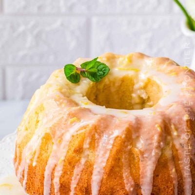 Lemon Bundt Cake with Glaze