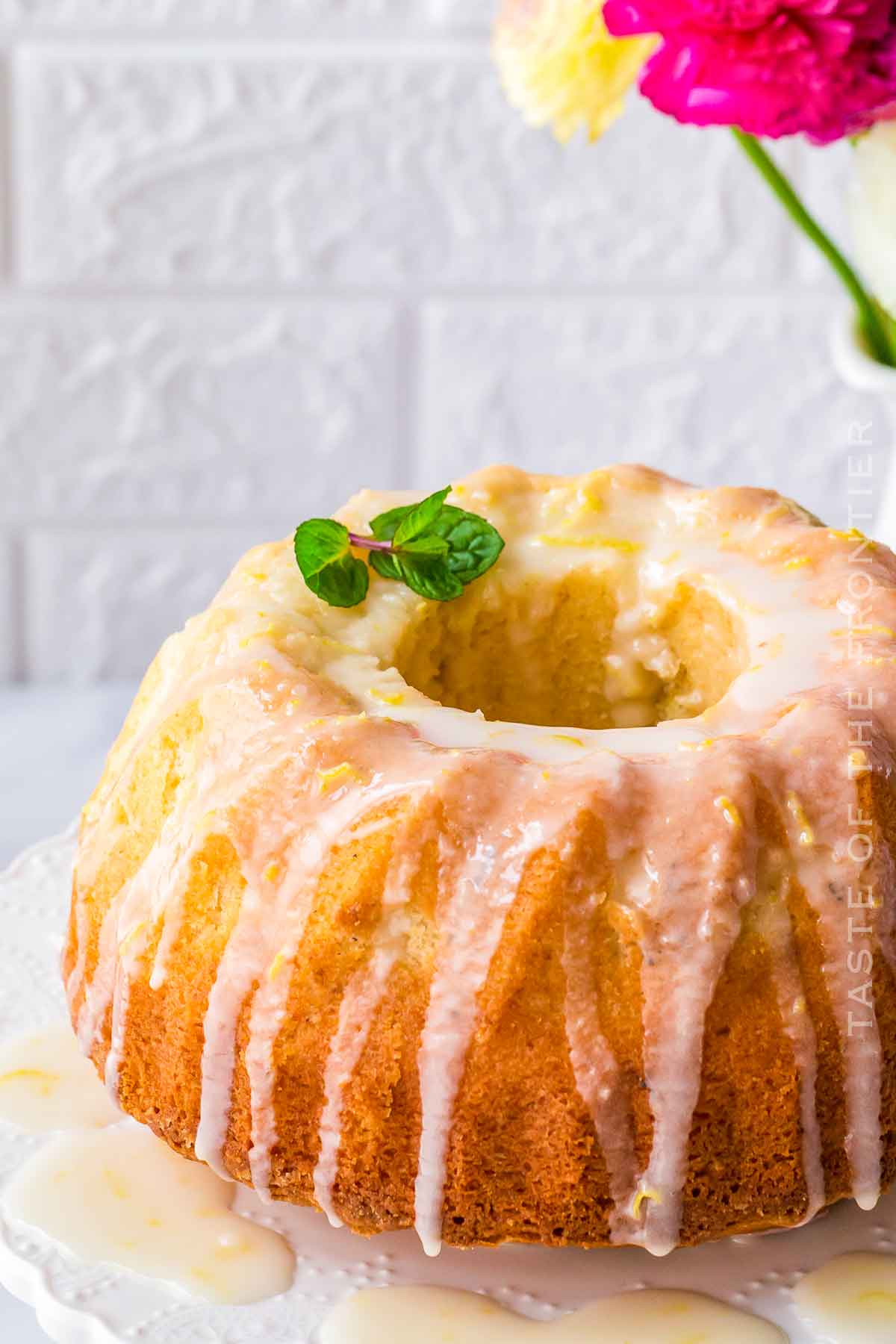 Lemon Bundt Cake with Glaze