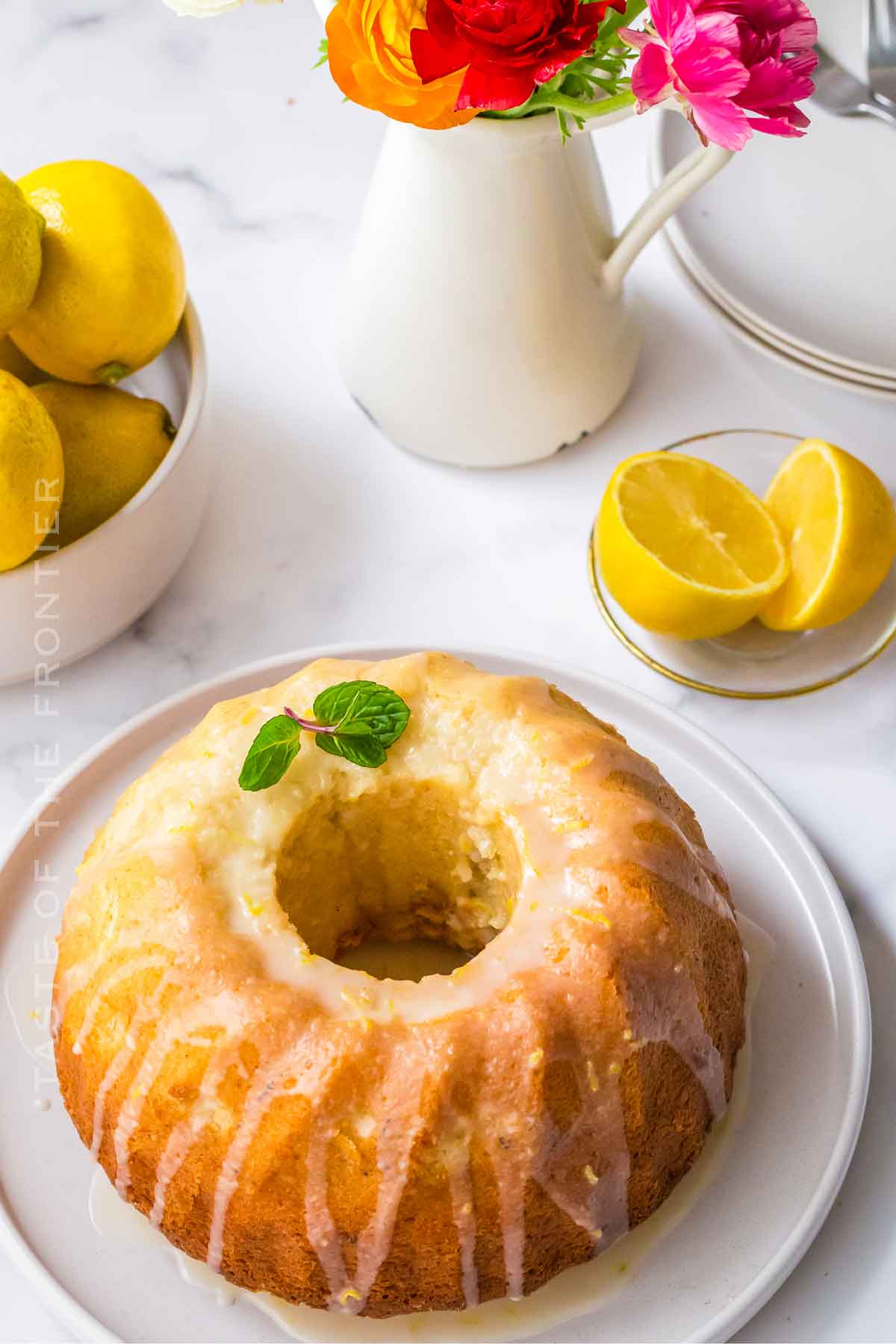 Lemon Bundt Cake with Icing