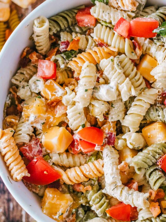 10-Minute Creamy Pasta Salad Recipe