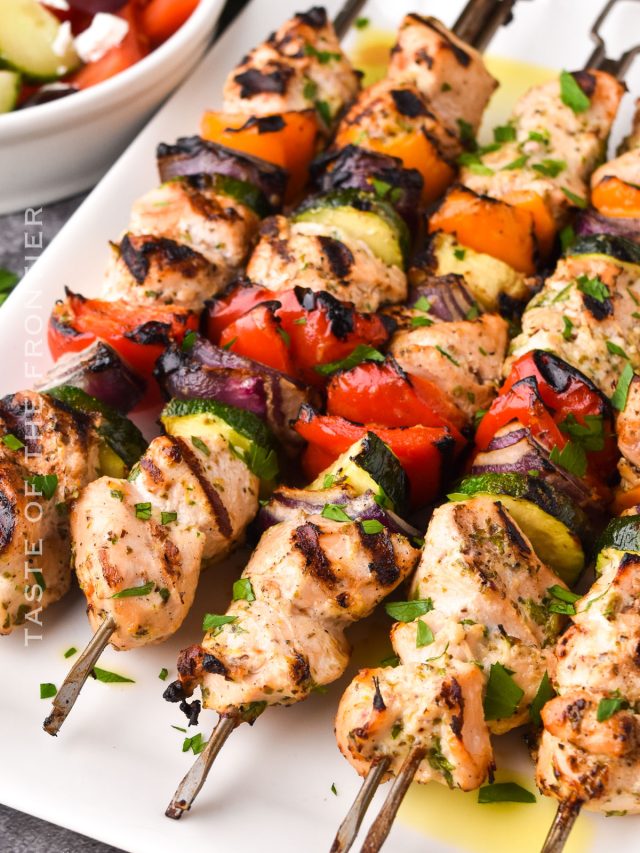 Greek Chicken Kabobs Recipe
