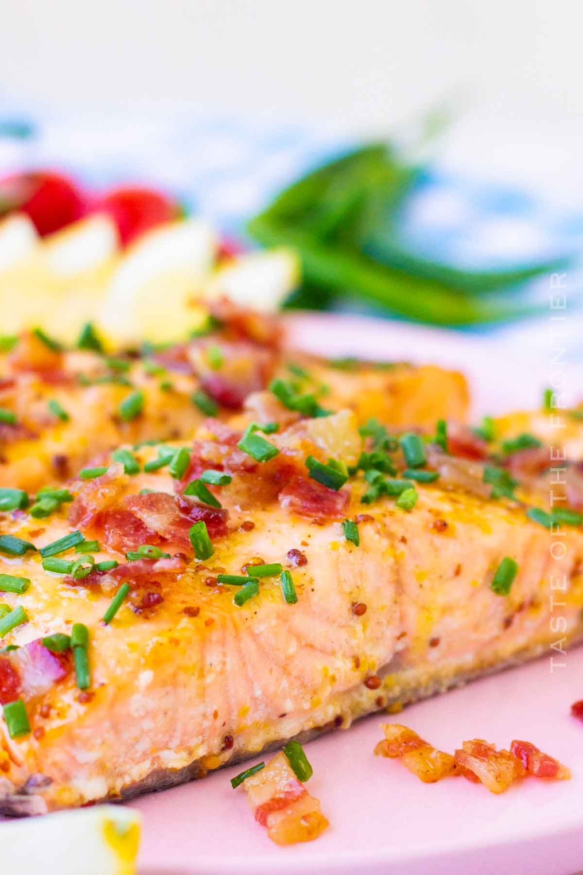 bacon salmon dinner