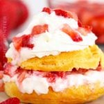 Air Fryer Strawberry Shortcake