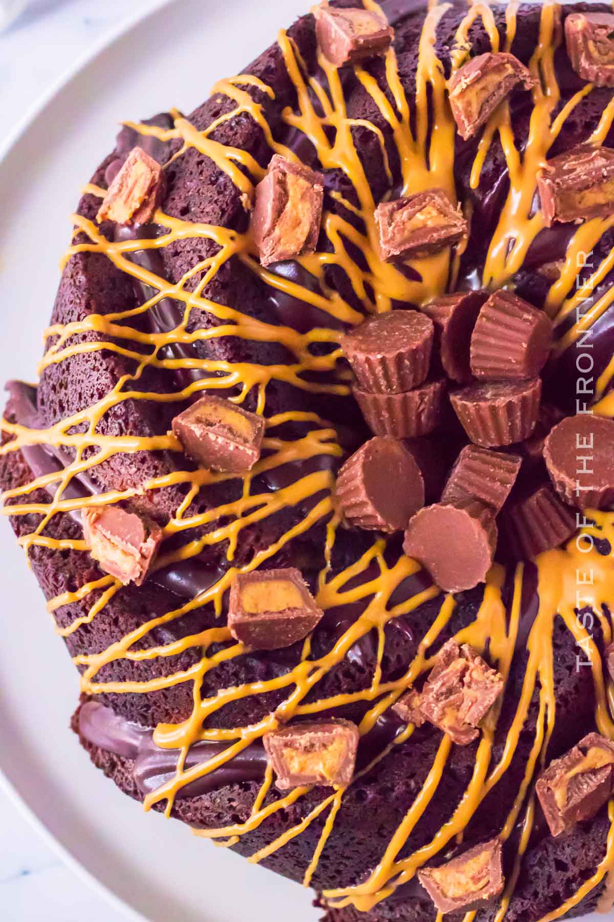 Reeses Bundt cake