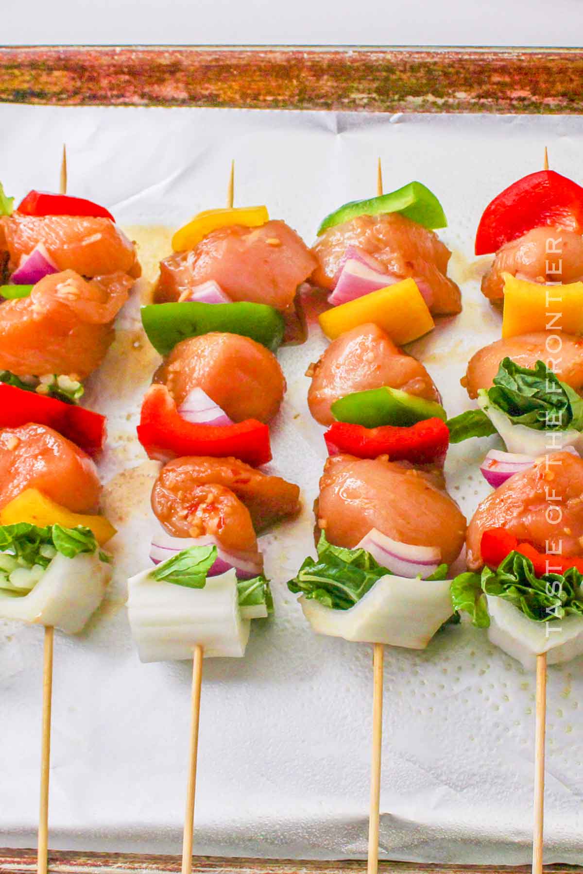 how to make Asian Chicken Skewers