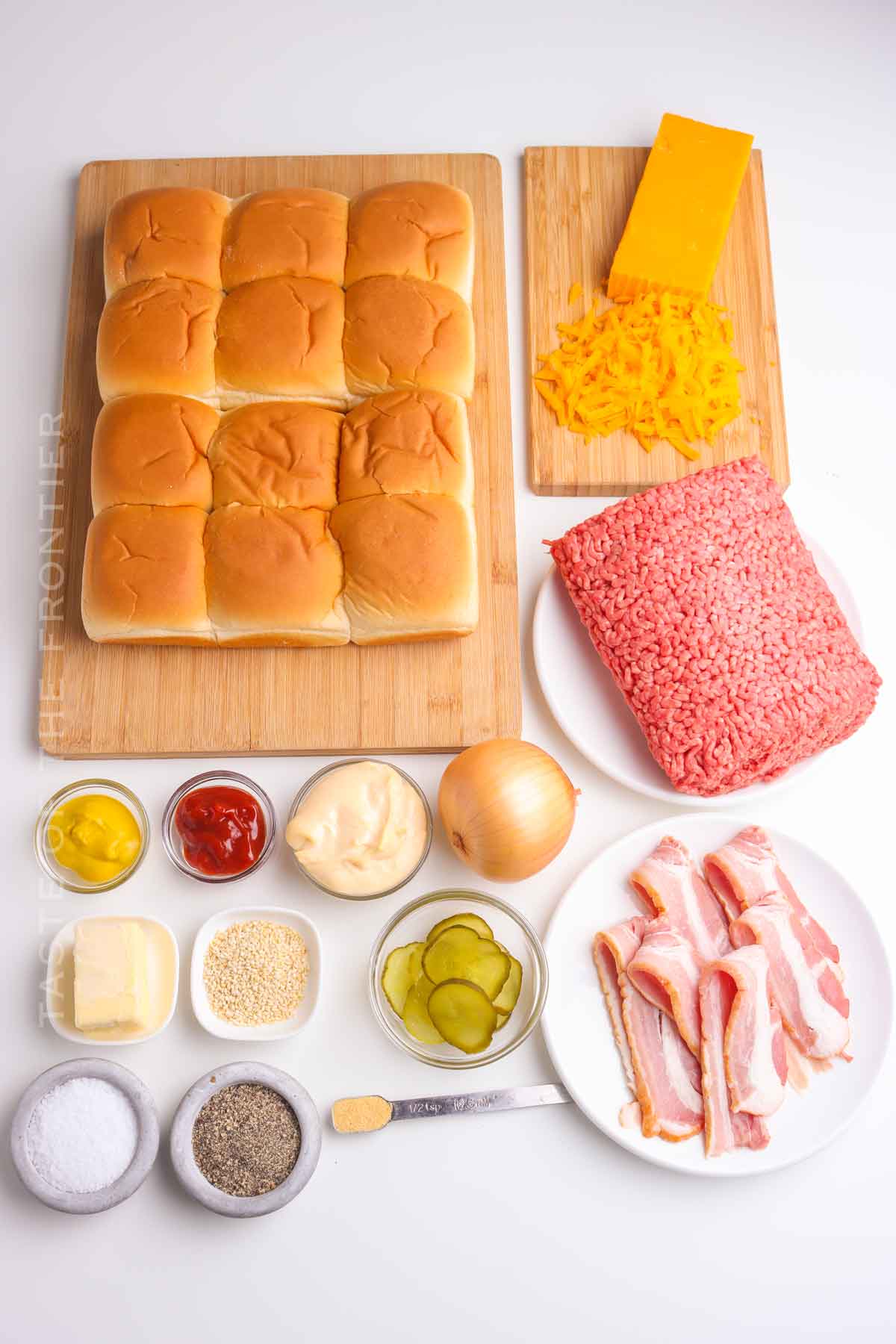 Cheeseburger Slider ingredients