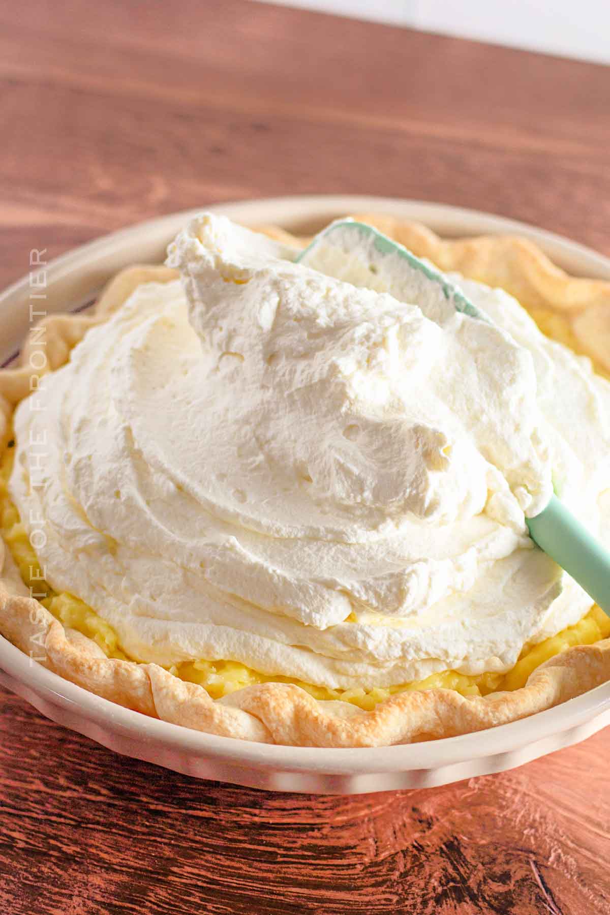 Coconut Cream Pie with Whipped Cream