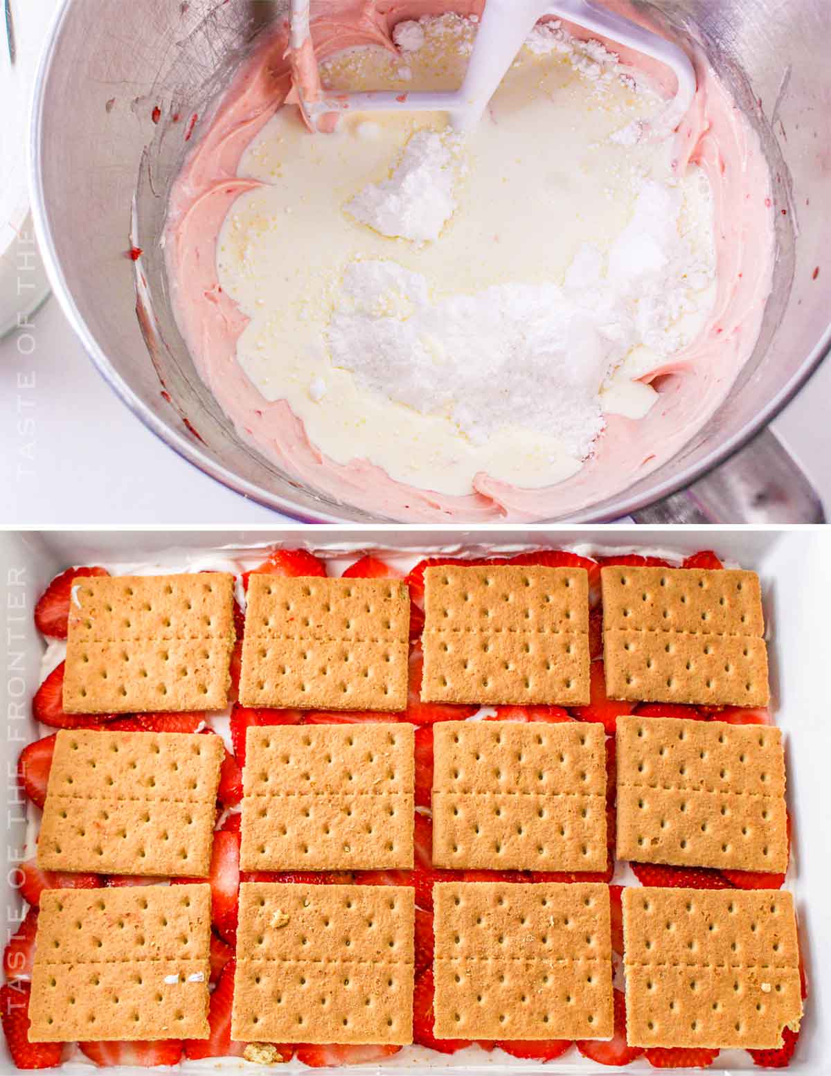 how to make Strawberry Icebox Cake