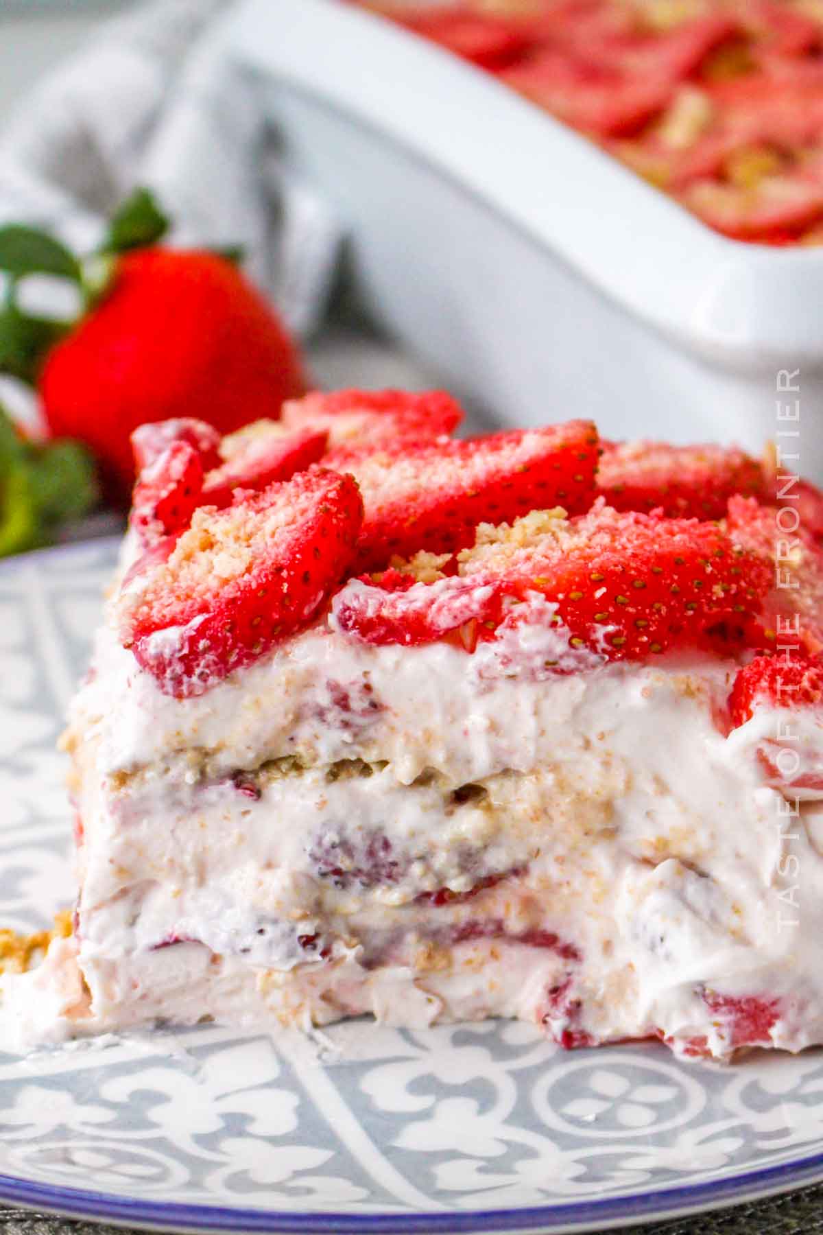 old fashioned Strawberry Icebox Cake