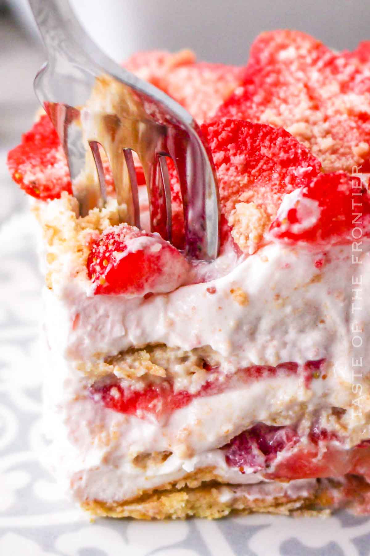 Strawberry Icebox Cake recipe