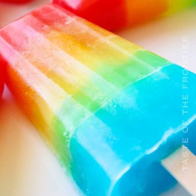 Best Fresh Fruit Rainbow Popsicle · The Typical Mom