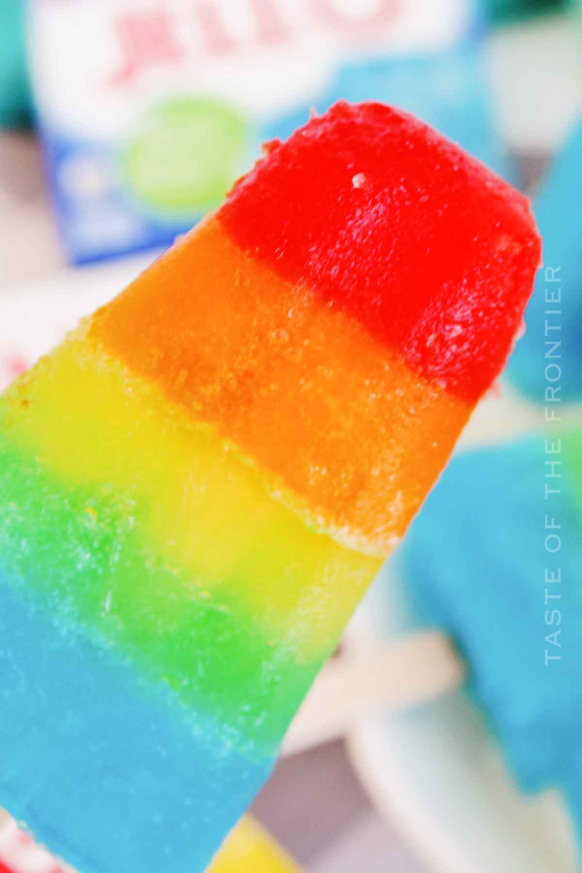 colorful popsicle recipe