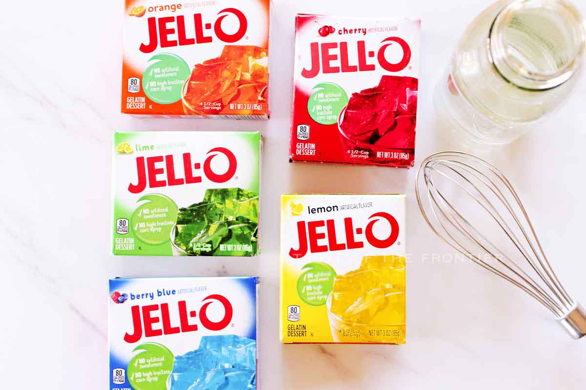 Jello Popsicle ingredients