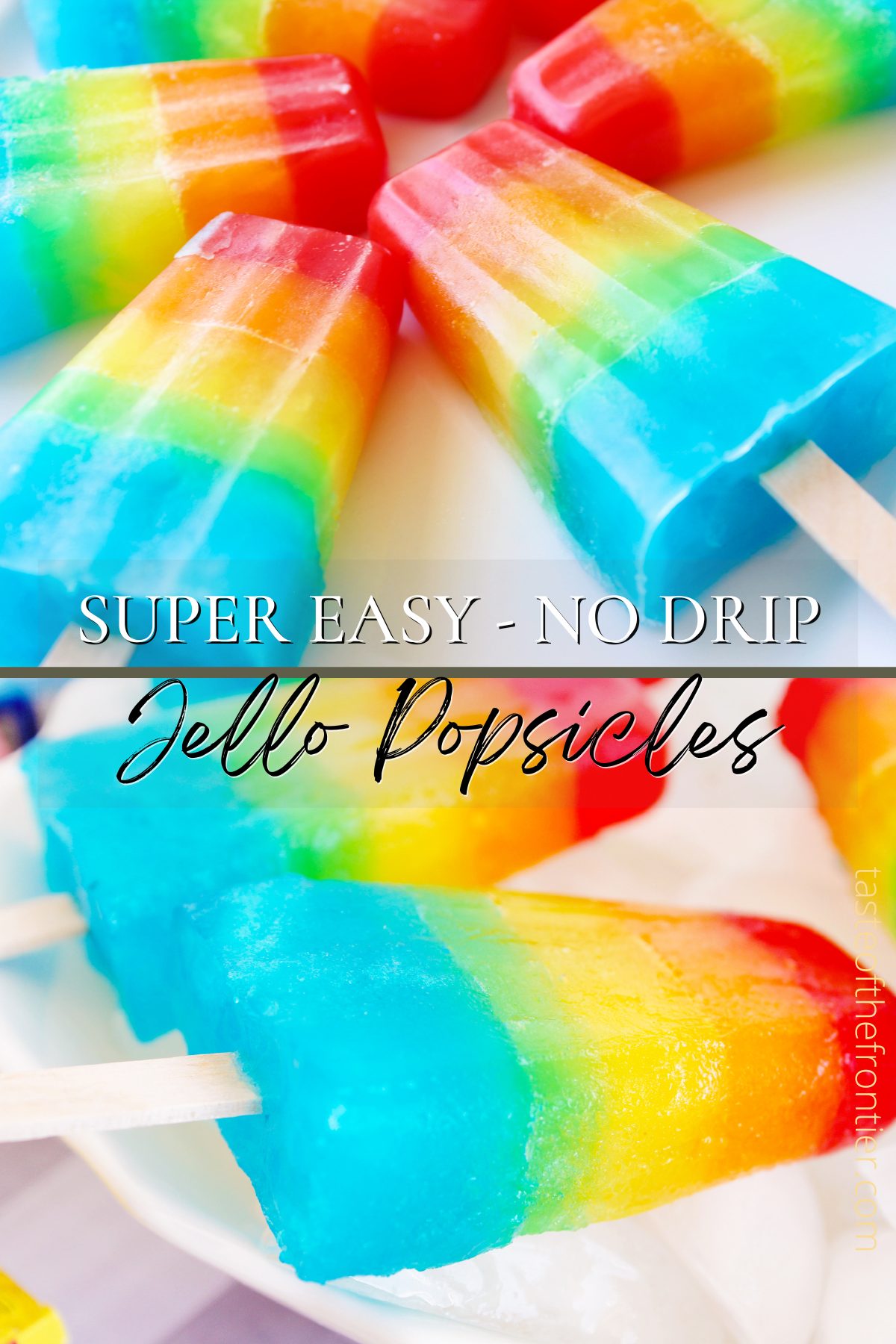 Jello Popsicles (No Drip Popsicles) • Bake Me Some Sugar