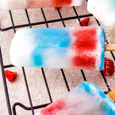 Red White and Blue Popsicles